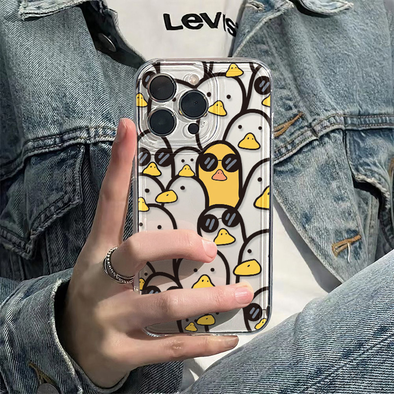 Cute Cartoon Case - Cute Cartoon Duck Case Girls For