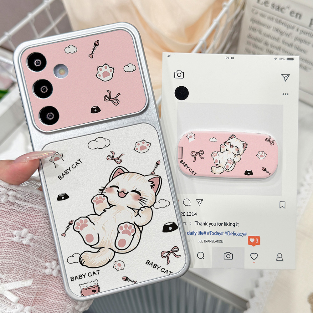 Cute Cartoon Case - Cartoon Cute Cat Phone Case For