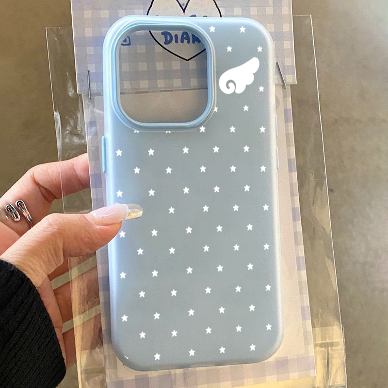 Phone Cases Aesthetic - Korean Cute Aesthetics Star Angel Wings