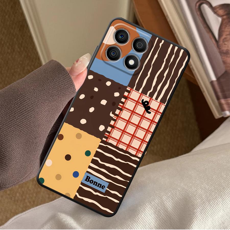 Phone Cases Honor - Collage Pattern Funda Phone Cover Case