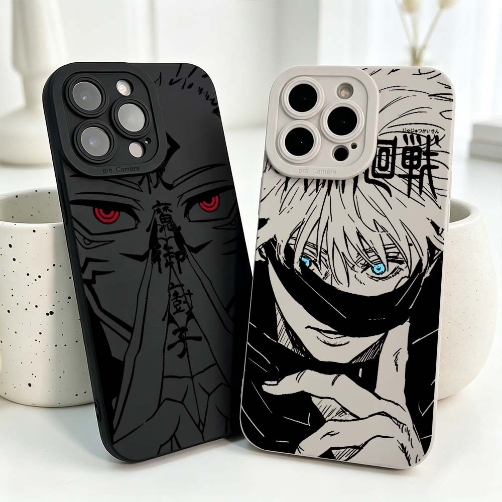 Phone Cases Iphone 16 - Anime Jujutsu Kaisen Cool Cover Silicone