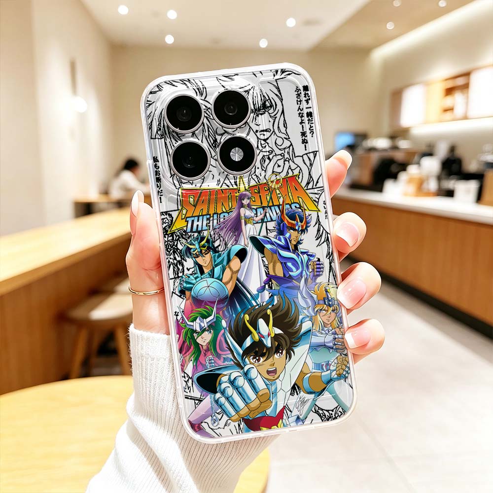 Phone Cases Xiaomi 15T - Saint Seiya Anime Cover For Xiaomi