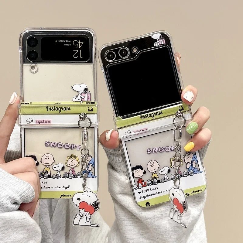 Cute Cartoon Case - Cute Cartoon Snoopy Charlie Brown Transparent