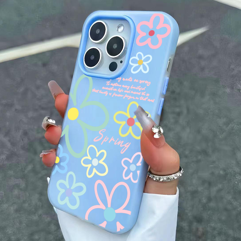 Phone Cases Xiaomi 15T - Bumper Spring Flower Pattern Phone Case