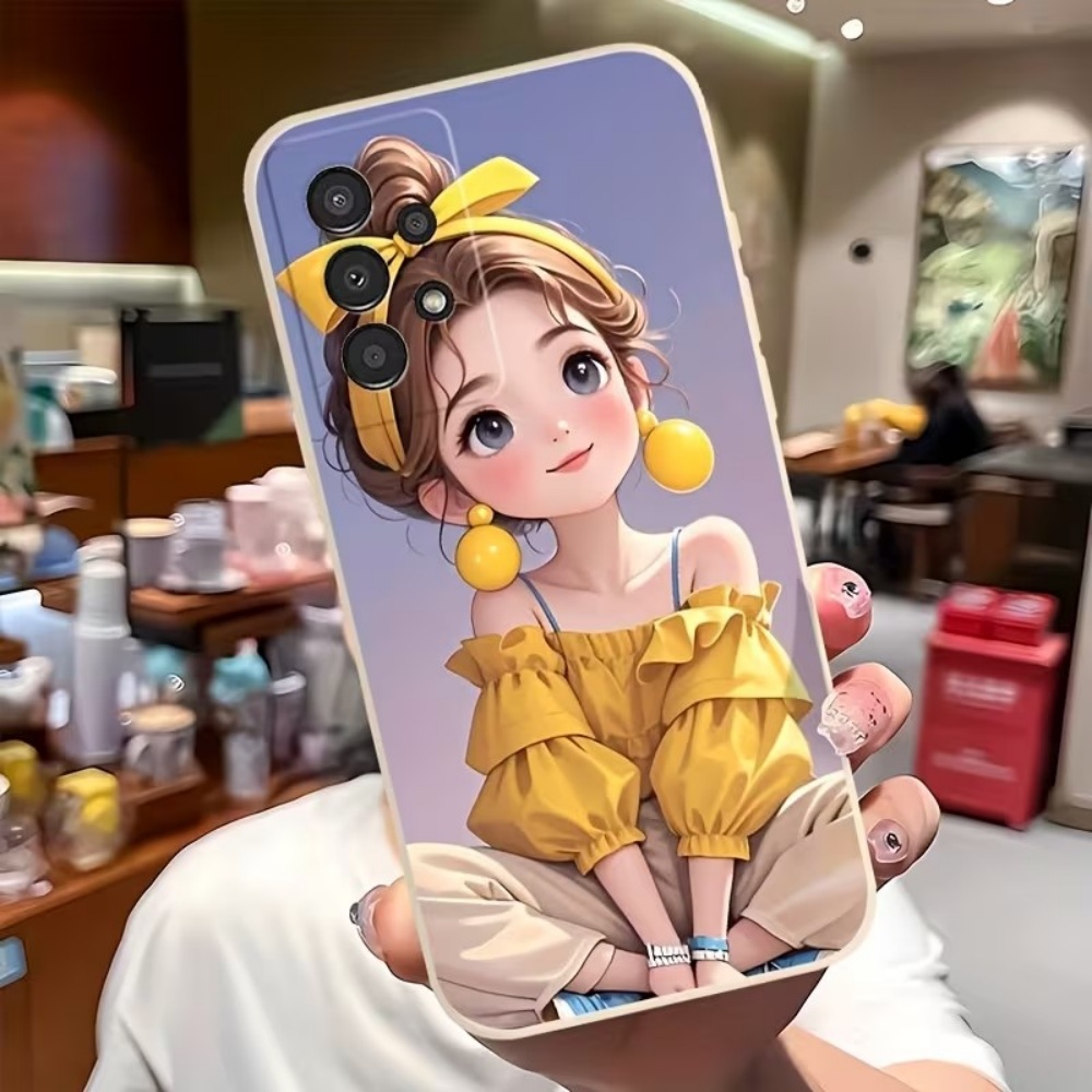 Cute Cartoon Case - Cute Cartoon Girl Pattern Design Phone