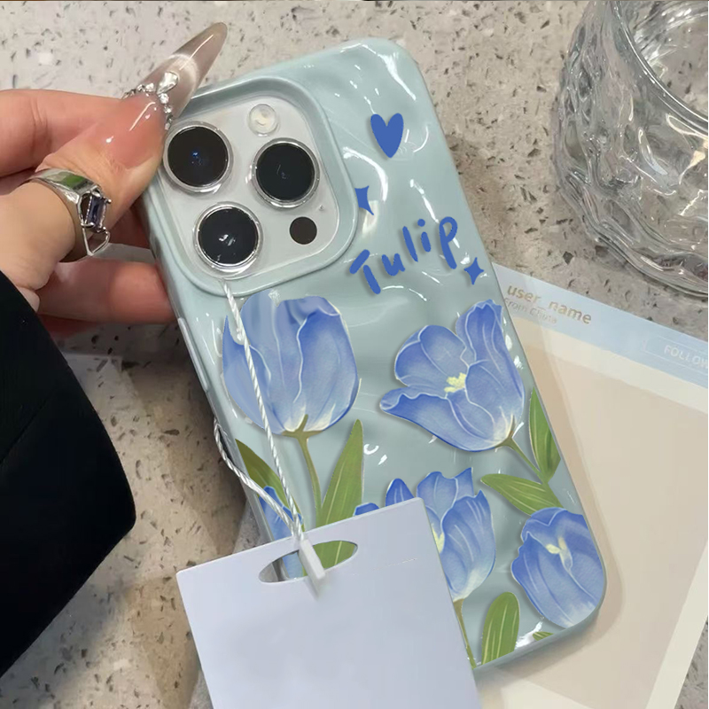 Aesthetic Tulip Flower Phone C - Phone Cases Aesthetic review and price