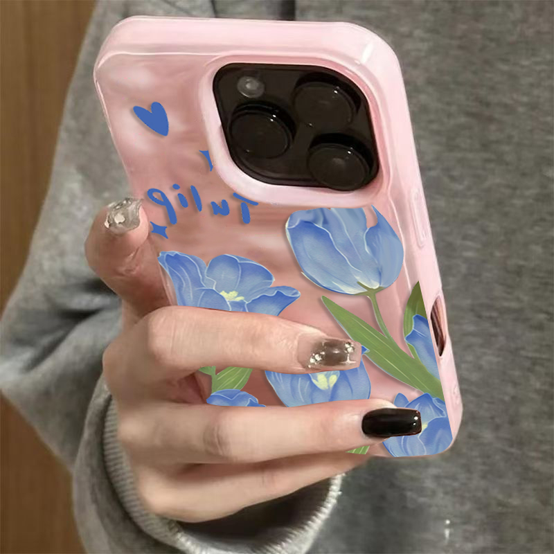 Aesthetic Tulip Flower Phone C - Phone Cases Aesthetic review and price