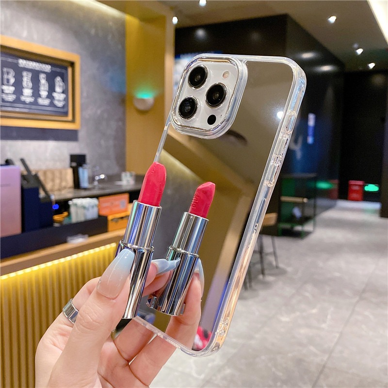 Cute Flower Makeup Mirror Phon - Phone Cases Aesthetic review and price