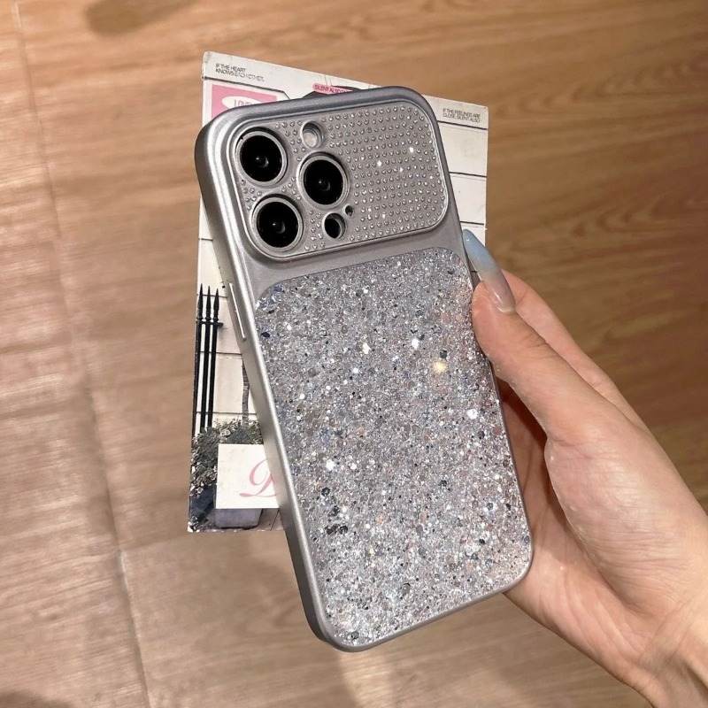 Glitter Diamond Camera Lens La - Phone Cases Aesthetic review and price