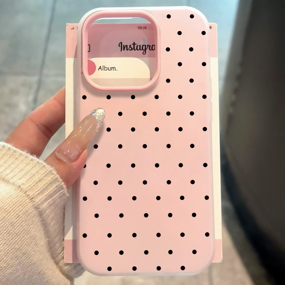 Minimalist Polka Dot Dustproof - Phone Cases Samsung review and price