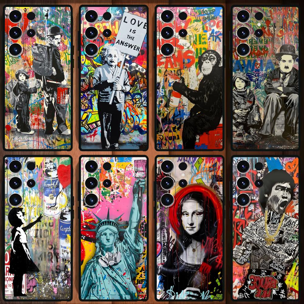 Banksy Graffiti Art  Phone Cas - Phone Cases Samsung review and price