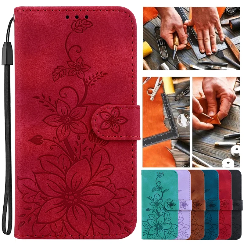 Wallet Bags Flip Cover Flower  - Phone Cases Nyc review and price