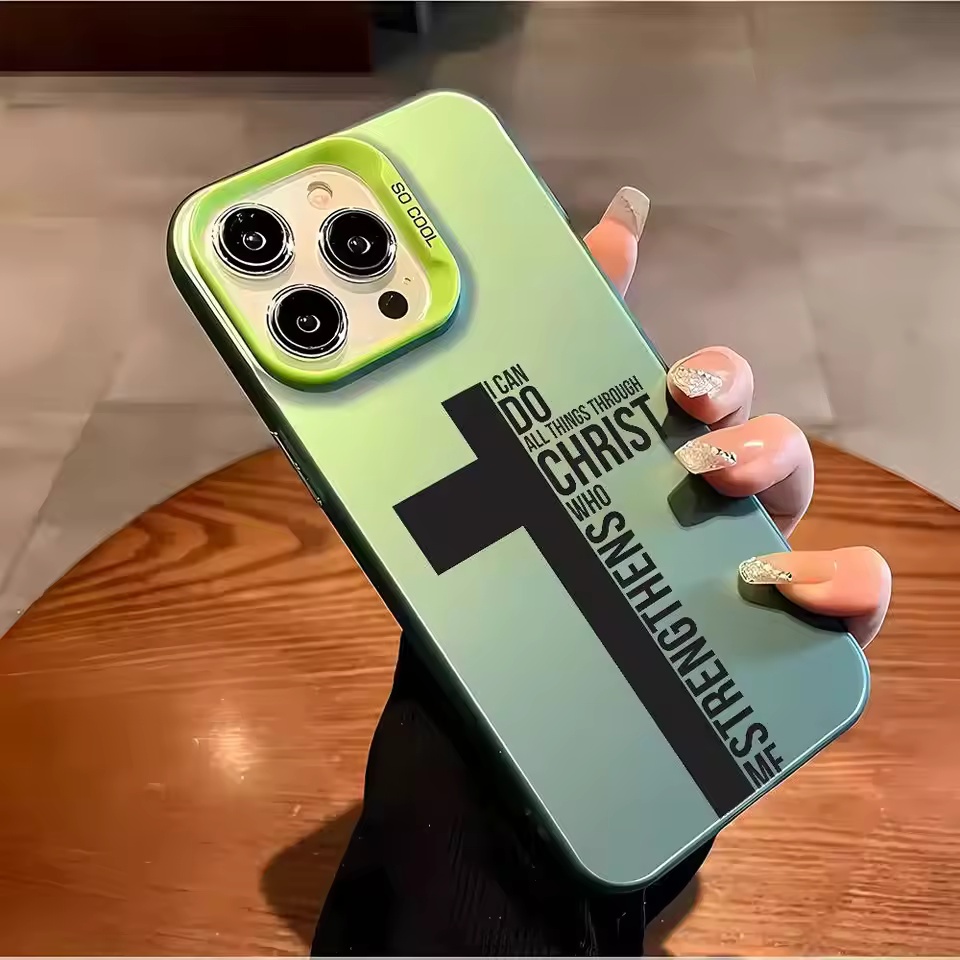 Anti Fingerprint Cross Bible P - Phone Cases Iphone 16 review and price