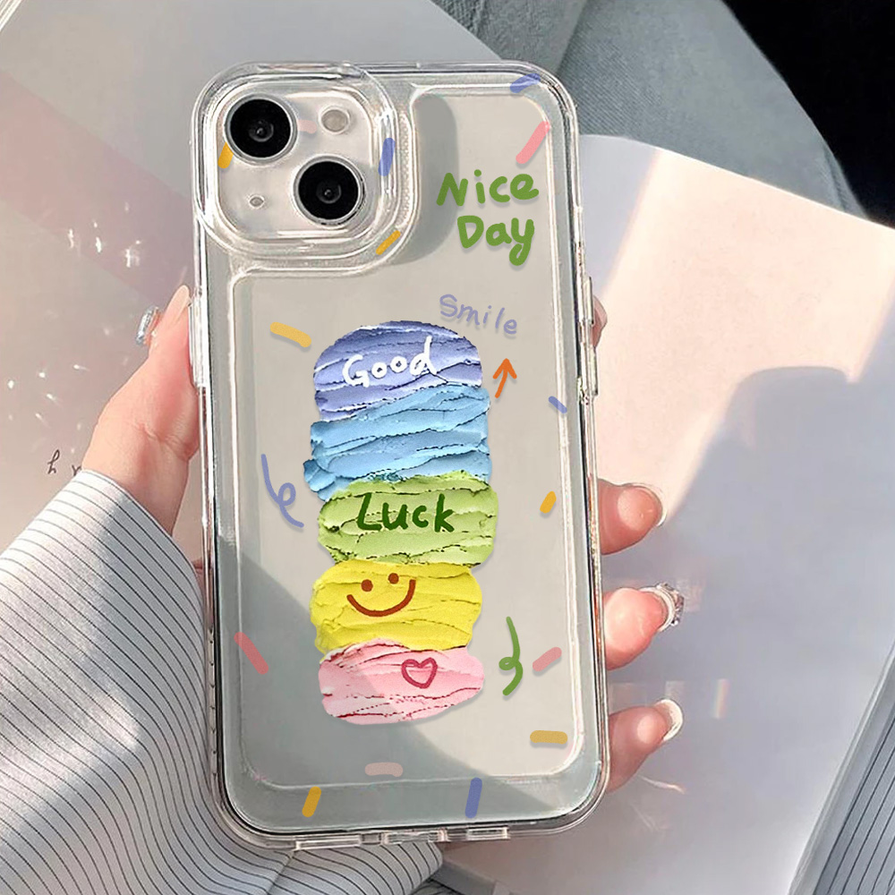 Colorful Phone Case For iPhone - Phone Cases Aesthetic review and price