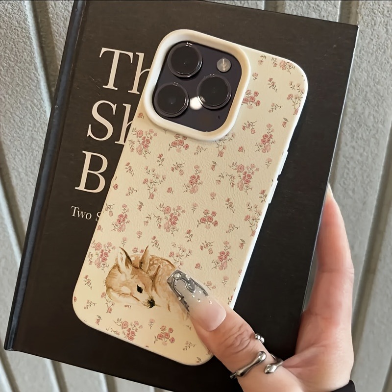 Cute Deer Full Floral Pattern  - Phone Cases Cute review and price