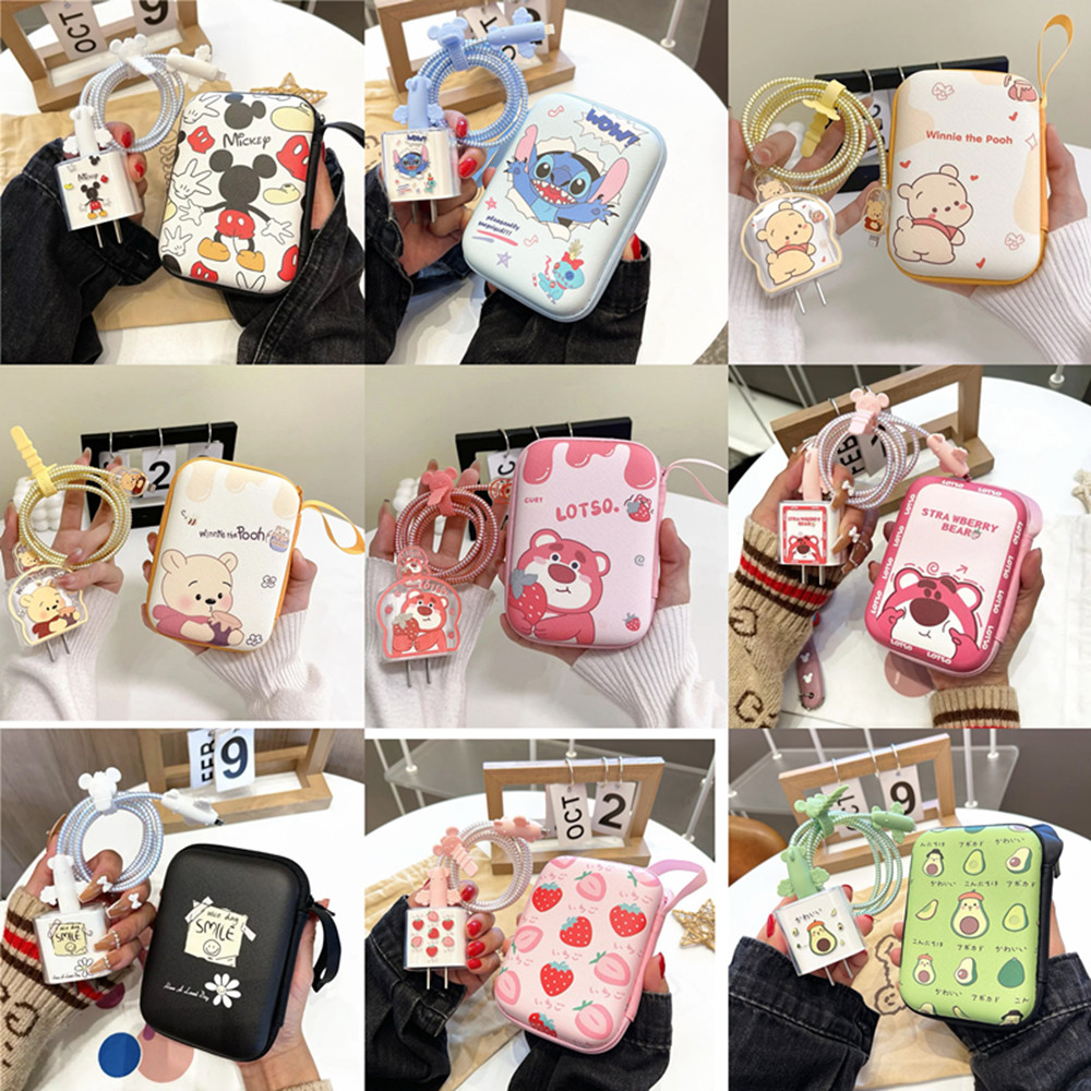 Cartoon Cable Protector for iP - Phone Cases Rubber review and price