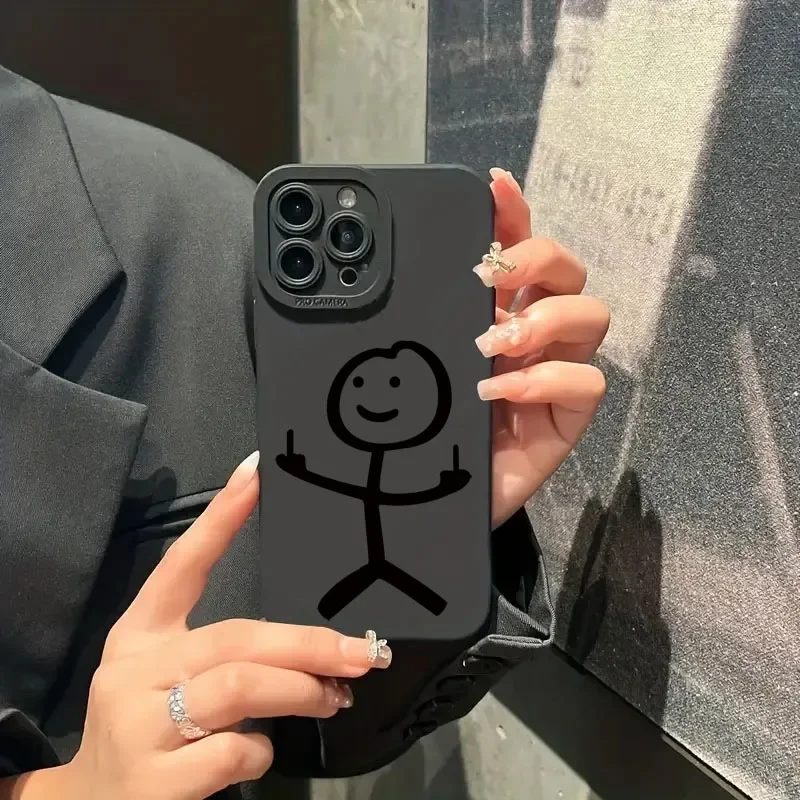 Cute Cartoon Matchman Matte Si - Cute Cartoon Case review and price