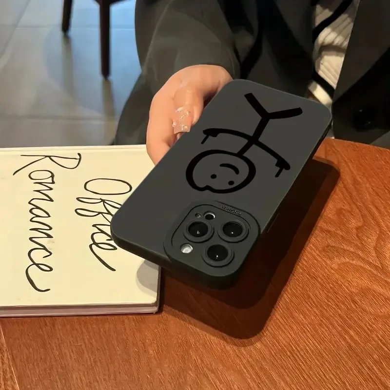 Cute Cartoon Matchman Matte Si - Cute Cartoon Case review and price