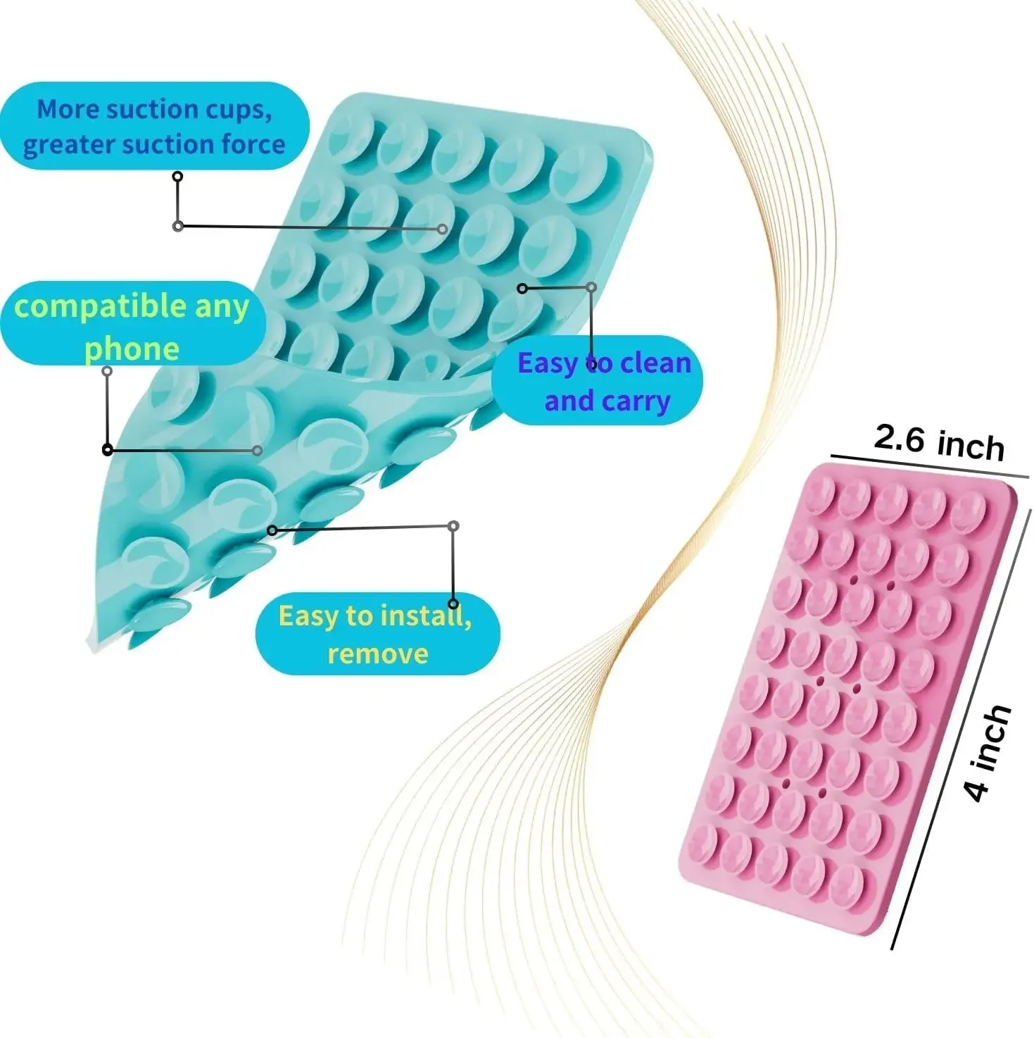 Double-Sided Suction Cup Phone - Phone Cases Rubber review and price