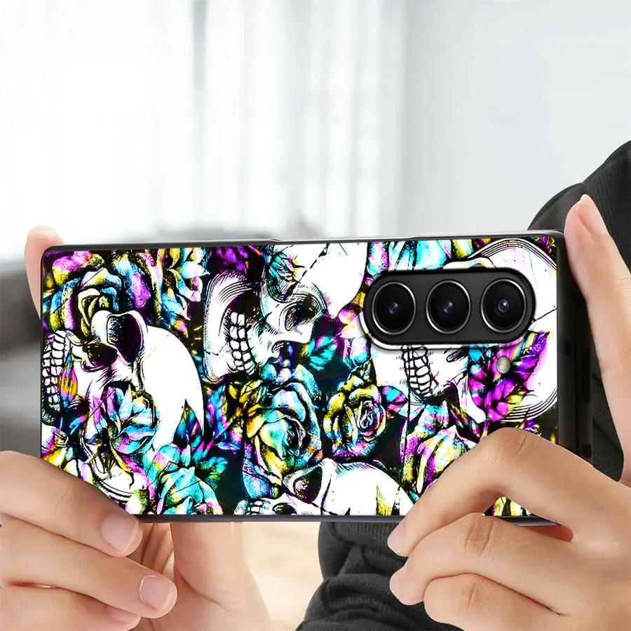 Skull Art Case for Samsung Gal - Phone Cases Z Fold 5 review and price