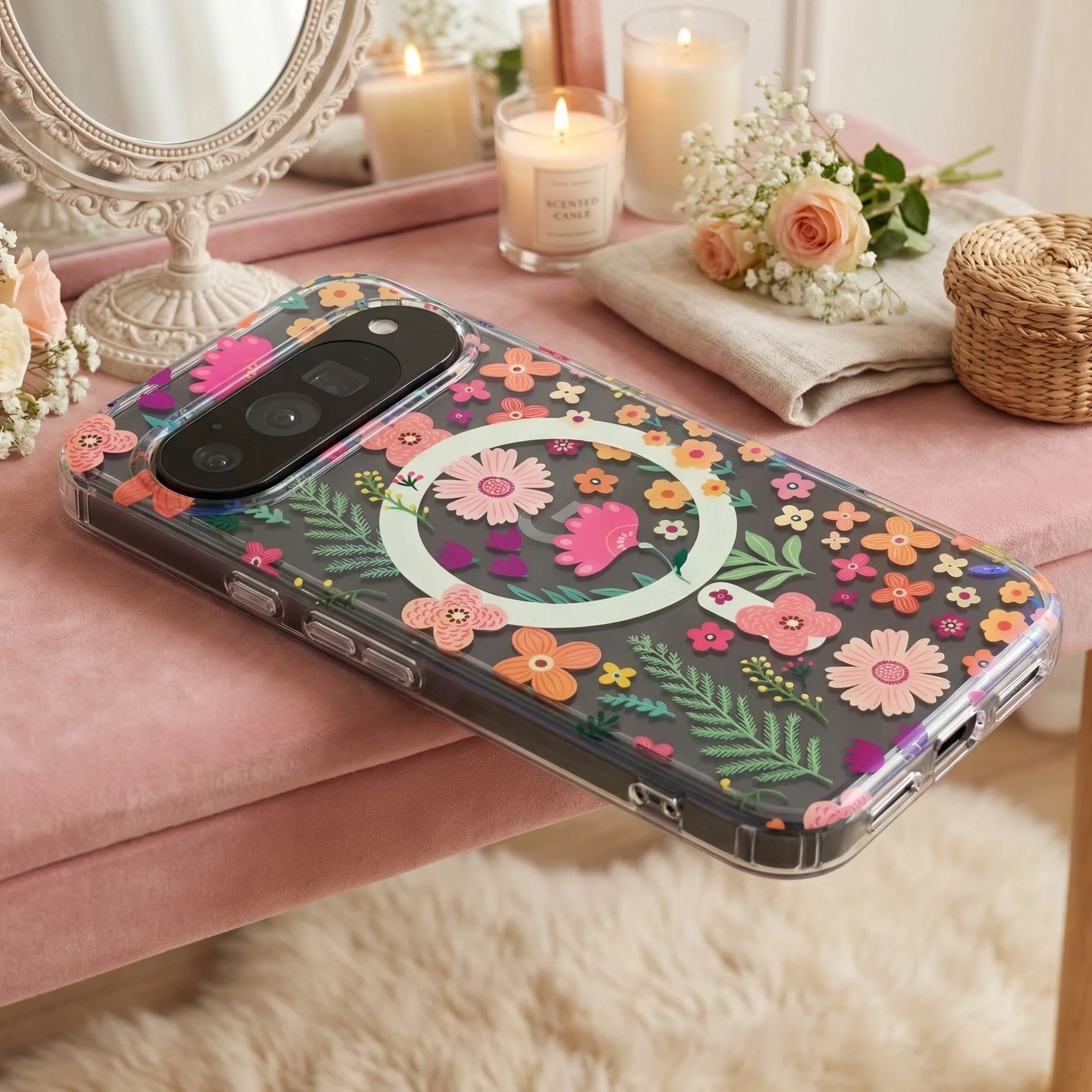 Luxury Spring Clear Glitter Pr - Phone Cases Aesthetic review and price