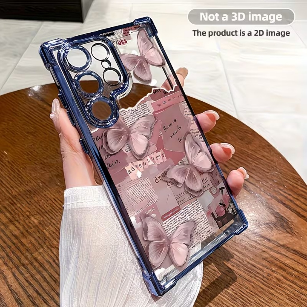 Ins Aesthetic Butterfly Newspa - Phone Cases Aesthetic review and price