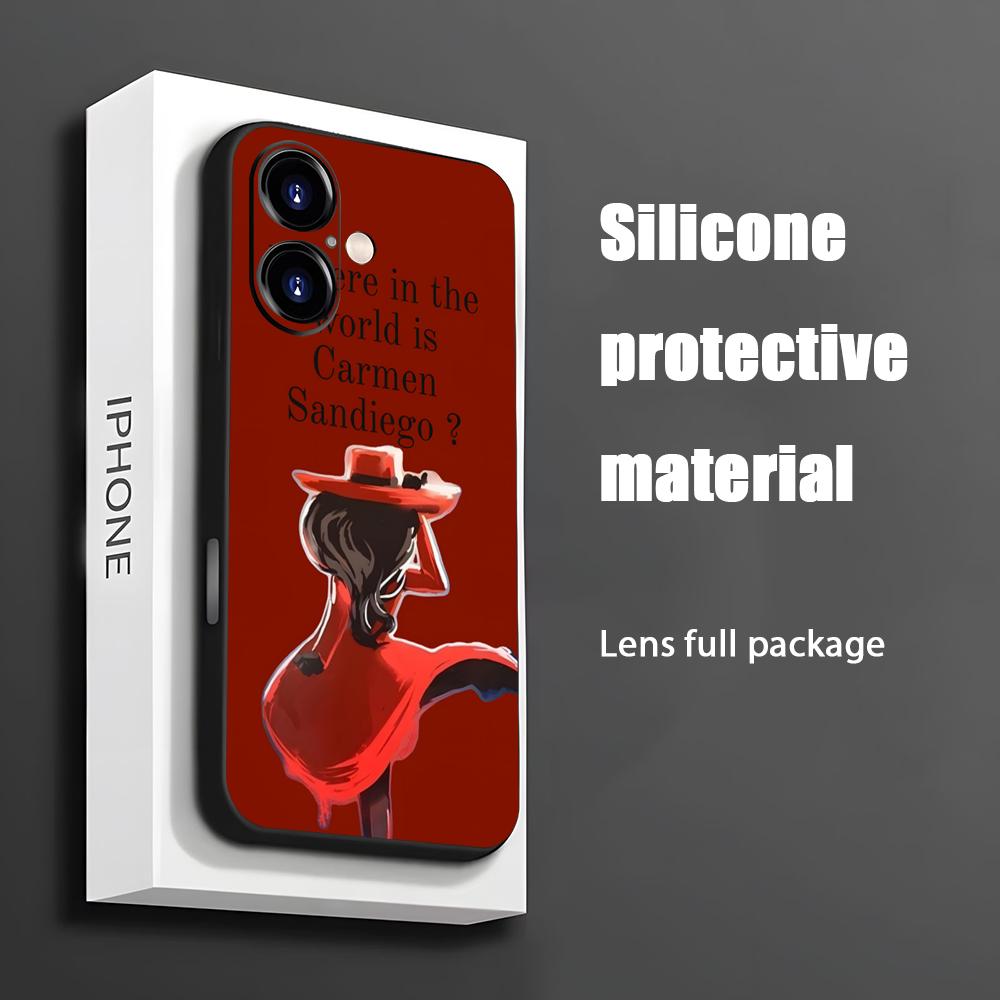 Hot Carmen Sandiego Cartoon Ph - Phone Cases Iphone 16 review and price