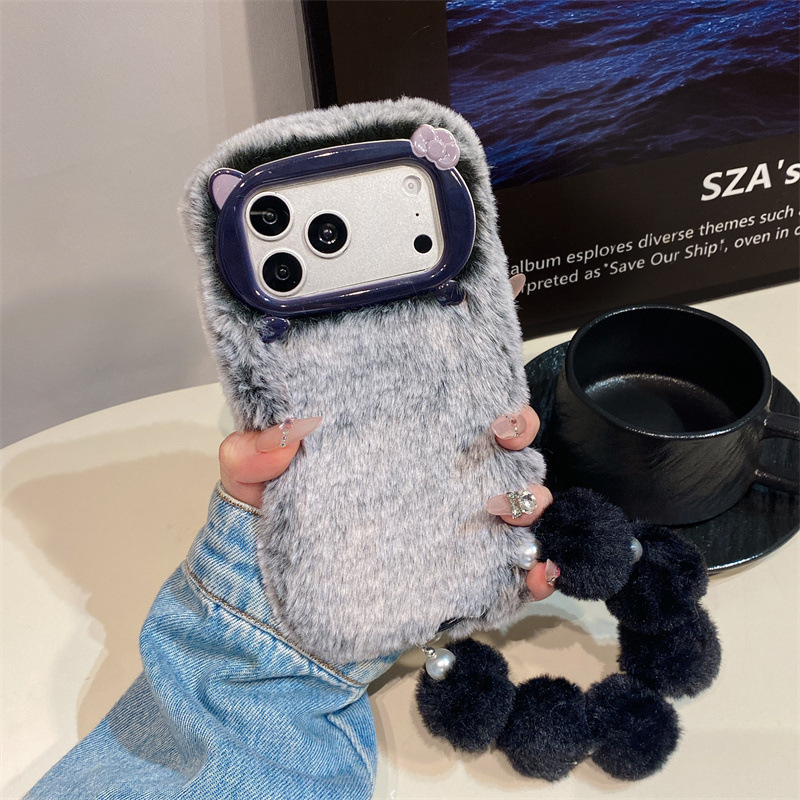 Luxury Solid Colors Furry Plus - Phone Cases Iphone 16 review and price