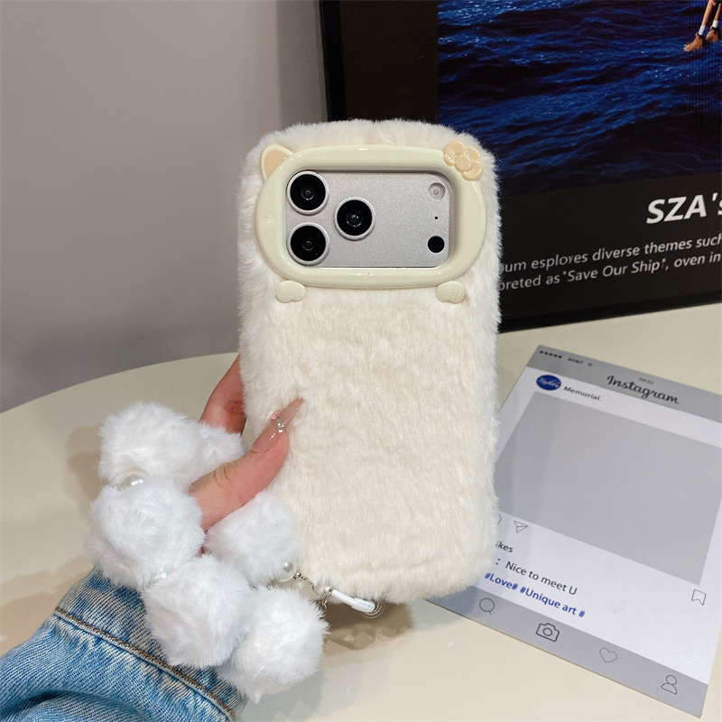 Luxury Solid Colors Furry Plus - Phone Cases Iphone 16 review and price
