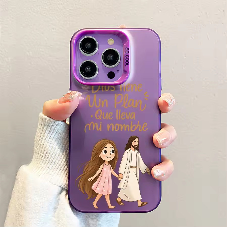 Cute Girl Walking With God Mat - Phone Cases Cute review and price