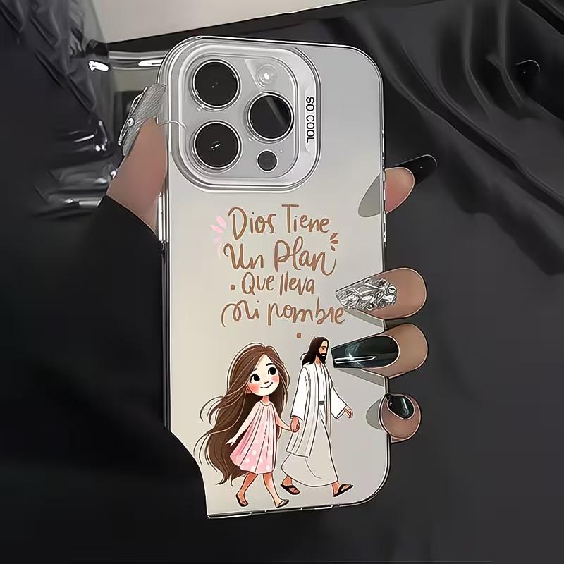 Cute Girl Walking With God Mat - Phone Cases Cute review and price