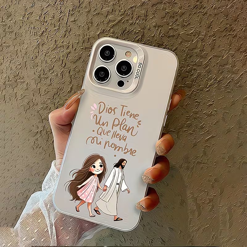 Cute Girl Walking With God Mat - Phone Cases Cute review and price