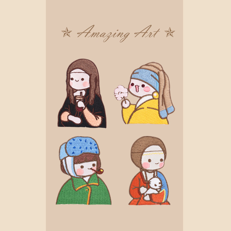 1 PC Cartoon Girl Embroidery P - Phone Cases Eco Friendly review and price