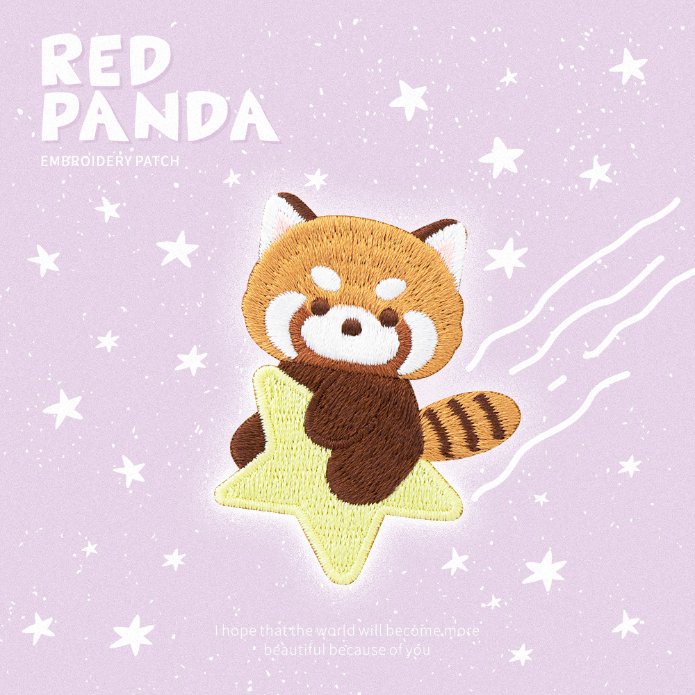 Cute Red Panda Embroidery Patc - Phone Cases Eco Friendly review and price