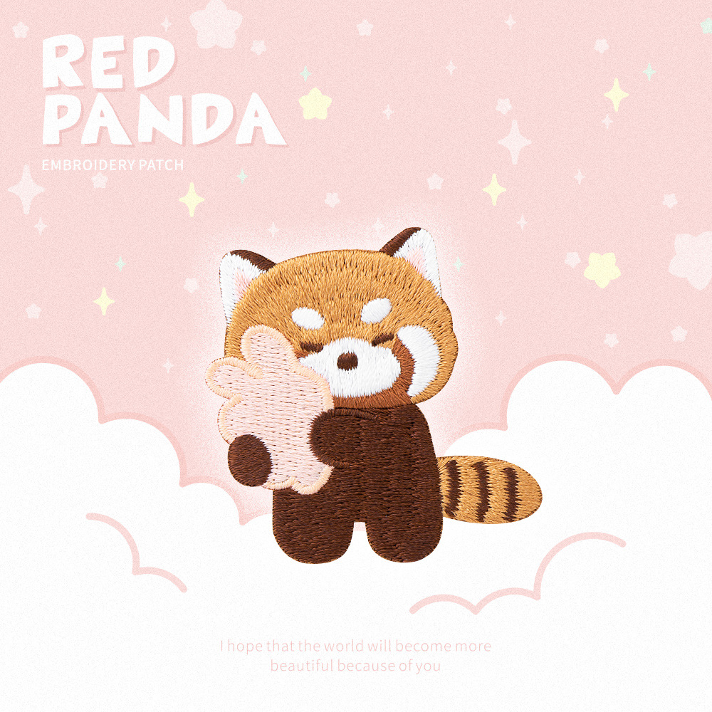 Cute Red Panda Embroidery Patc - Phone Cases Eco Friendly review and price