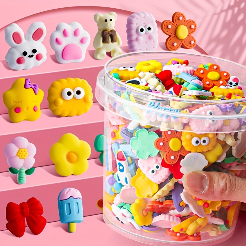 100pcs DIY Mixed Flower Animal - Phone Cases Rubber review and price
