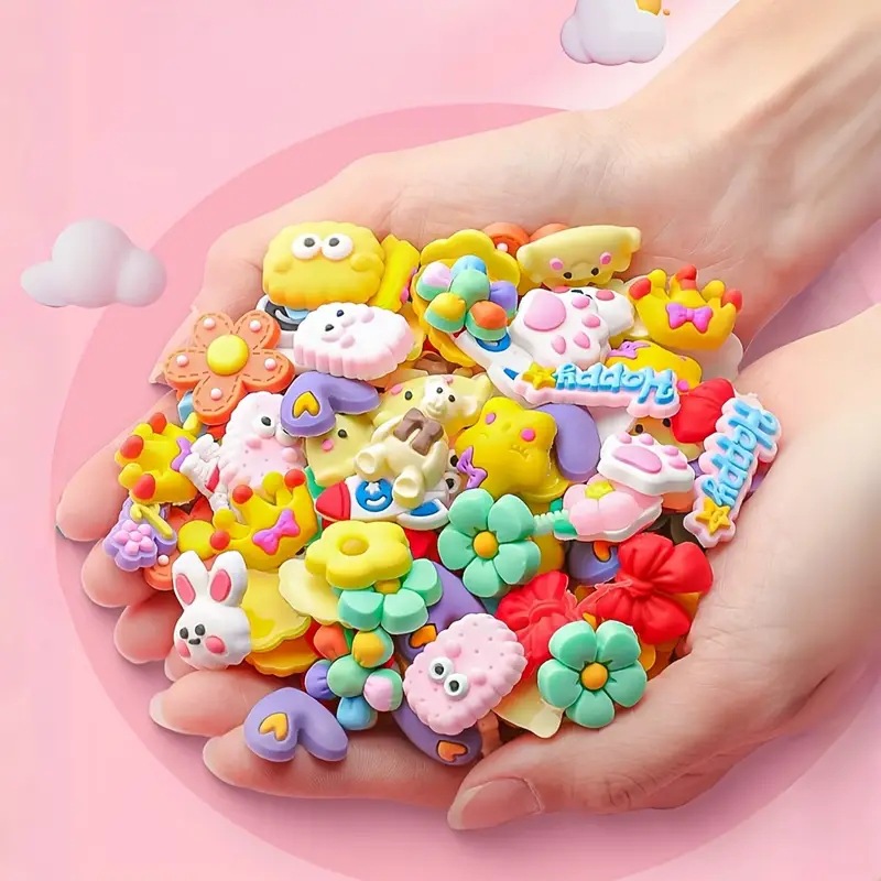100pcs DIY Mixed Flower Animal - Phone Cases Rubber review and price