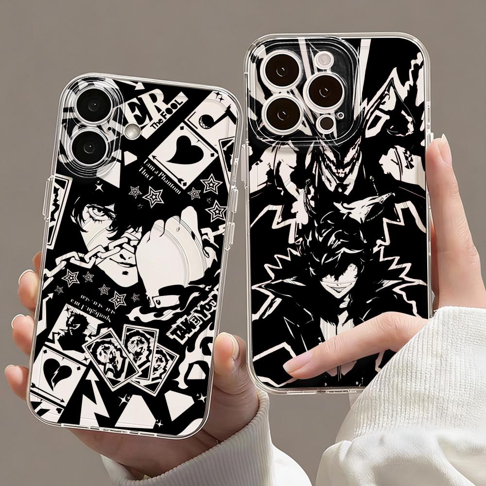 Game P-Persona 5 Phone Case Ma - Phone Cases Clear review and price