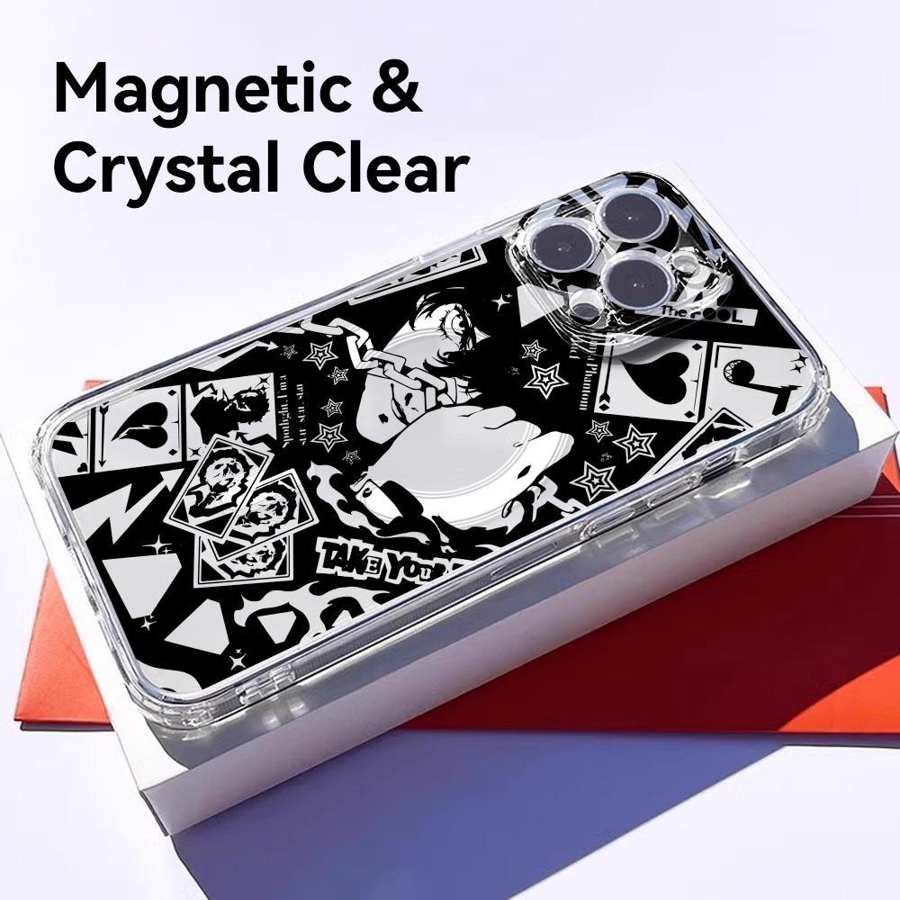 Game P-Persona 5 Phone Case Ma - Phone Cases Clear review and price