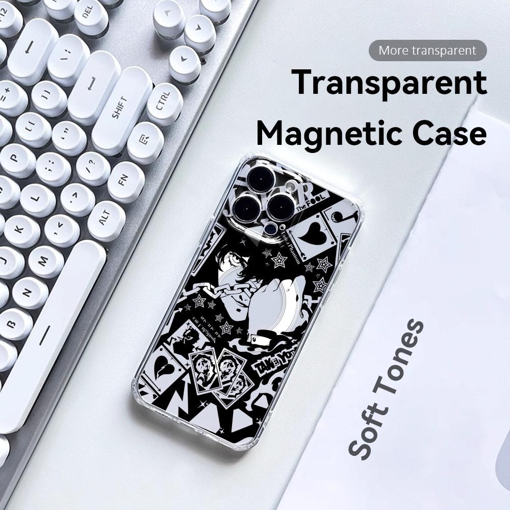 Game P-Persona 5 Phone Case Ma - Phone Cases Clear review and price