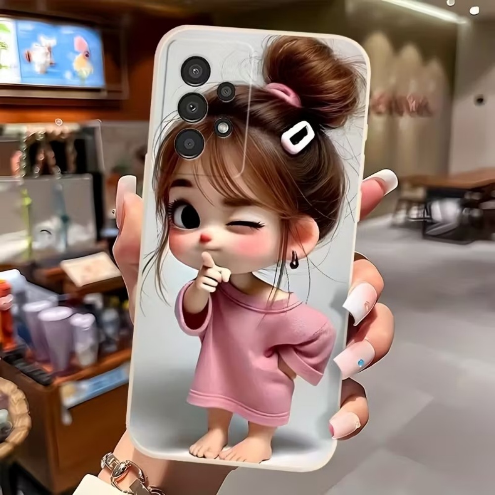 Cute Cartoon Girl Pattern Desi - Cute Cartoon Case review and price