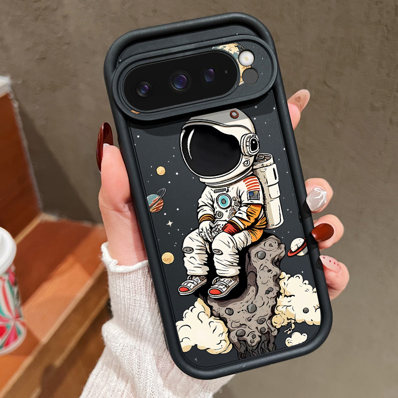 Cartoon Astronaut Print TPU Ph - Phone Cases Google Pixel 9 review and price