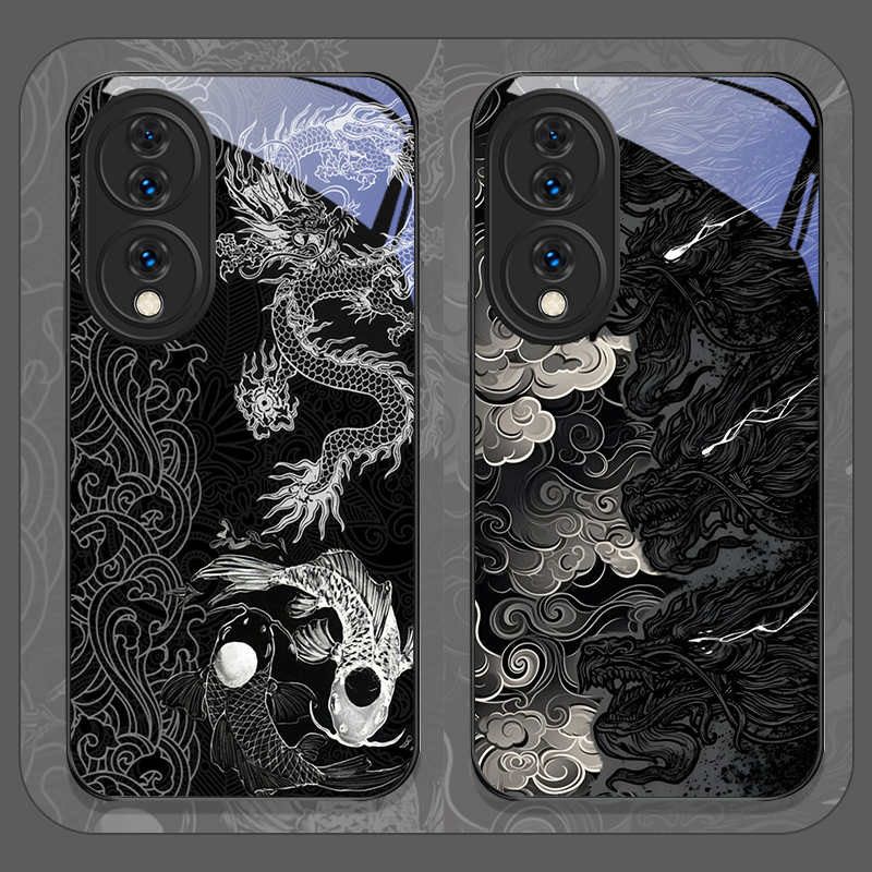 Aesthetic Cool Black Dragon Pr - Phone Cases Aesthetic review and price