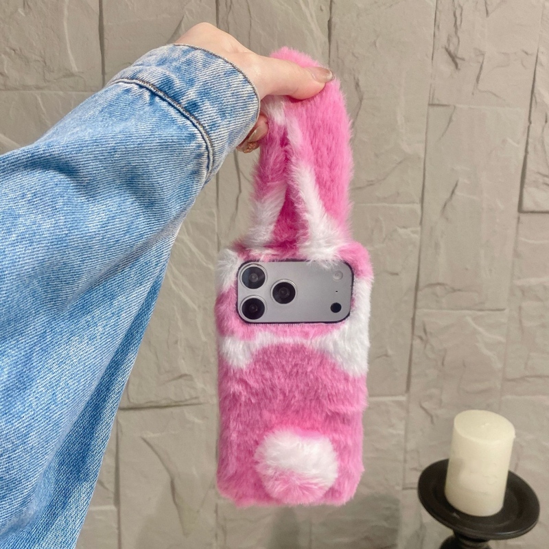 Cute Rabbit Design Fluffy Phon - Phone Cases Cute review and price