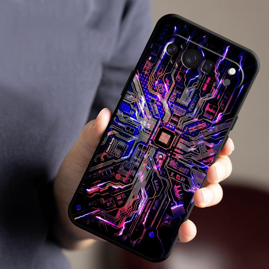 Retro Circuit Board Funda Phon - Phone Cases Google Pixel 9 review and price