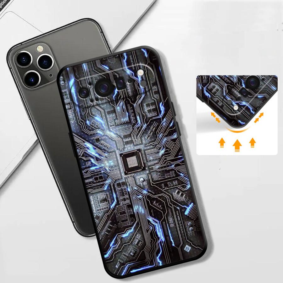 Retro Circuit Board Funda Phon - Phone Cases Google Pixel 9 review and price