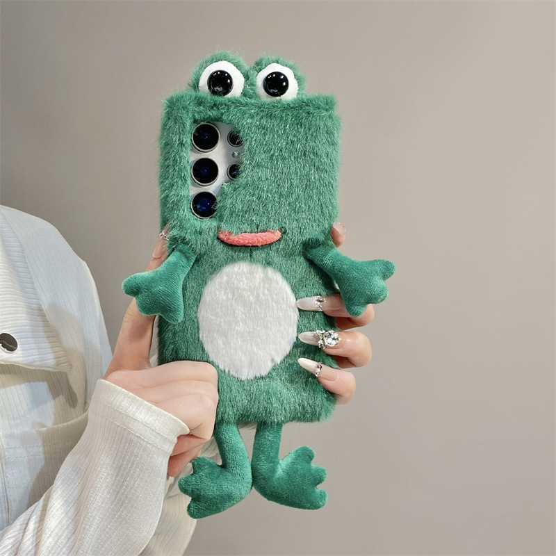 Plush Frog Phone Case, Cute Gr - Phone Cases Samsung review and price