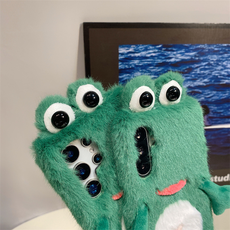Plush Frog Phone Case, Cute Gr - Phone Cases Samsung review and price