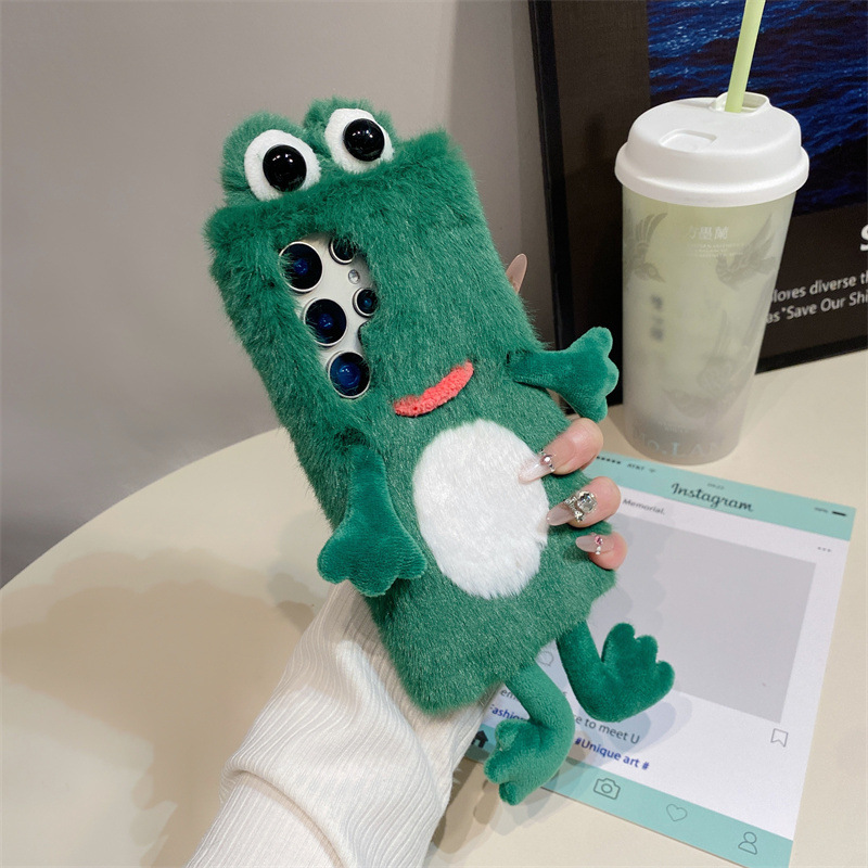 Plush Frog Phone Case, Cute Gr - Phone Cases Samsung review and price